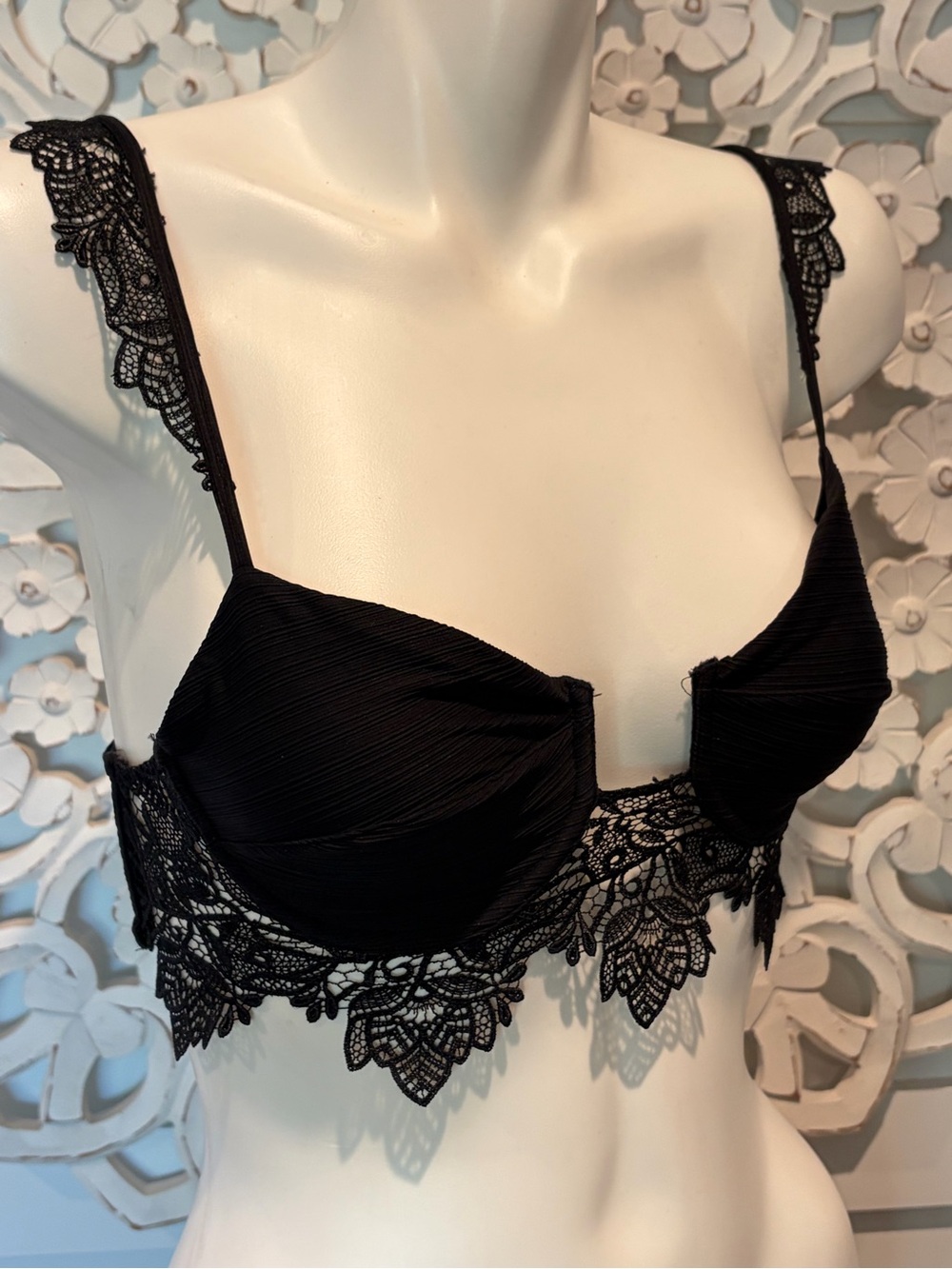 For Love And Lemons Barcelona Swim Bra Top
